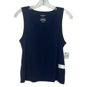 Arizona Jean Co. Sleeveless Tank Top Peacoat Blue Size Small New